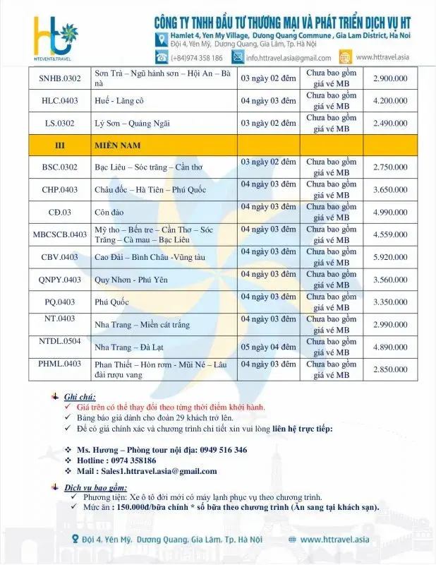chùm tour kích cầu du lịch chào hè sôi động 2021